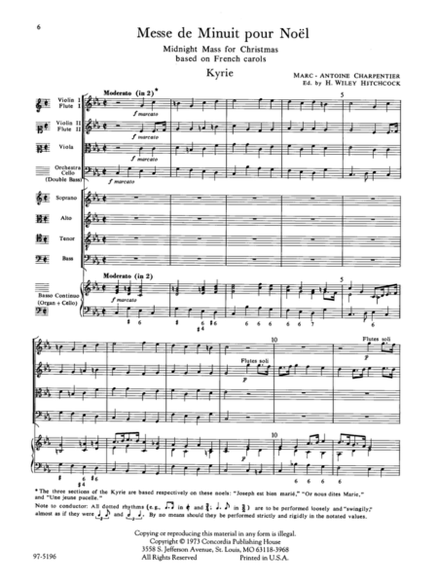 Messe de Minuit pour Noeel (Full Score)