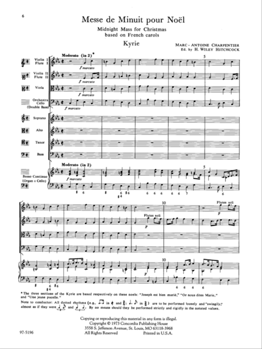 Messe de Minuit pour Noeel (Full Score) 4-Part scores gallery preview page 5