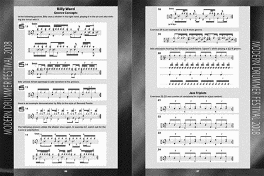 Lessons with the Hudson Greats - Volume 1 Percussion scores gallery preview page 6