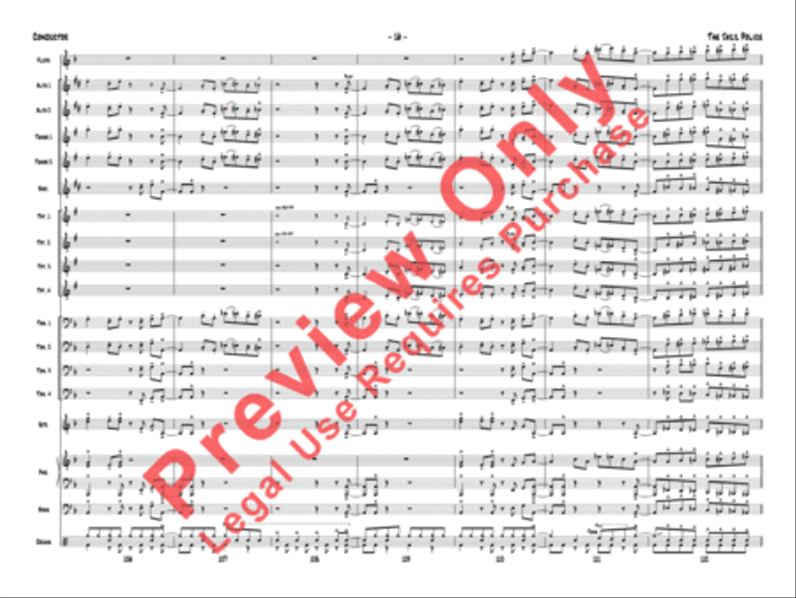 The Jazz Police The Jazz Police Jazz Ensemble scores gallery preview page 19