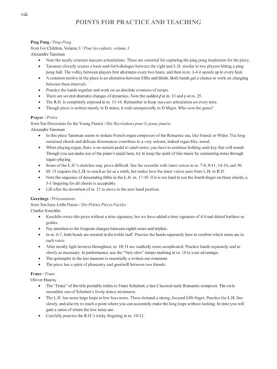 Bonjour, Piano! – Intermediate Level Piano Solo scores gallery preview page 5