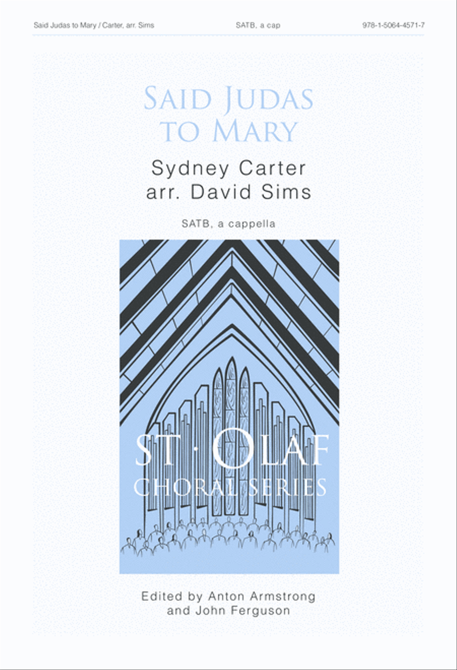Said Judas to Mary 4-Part scores gallery preview page 1