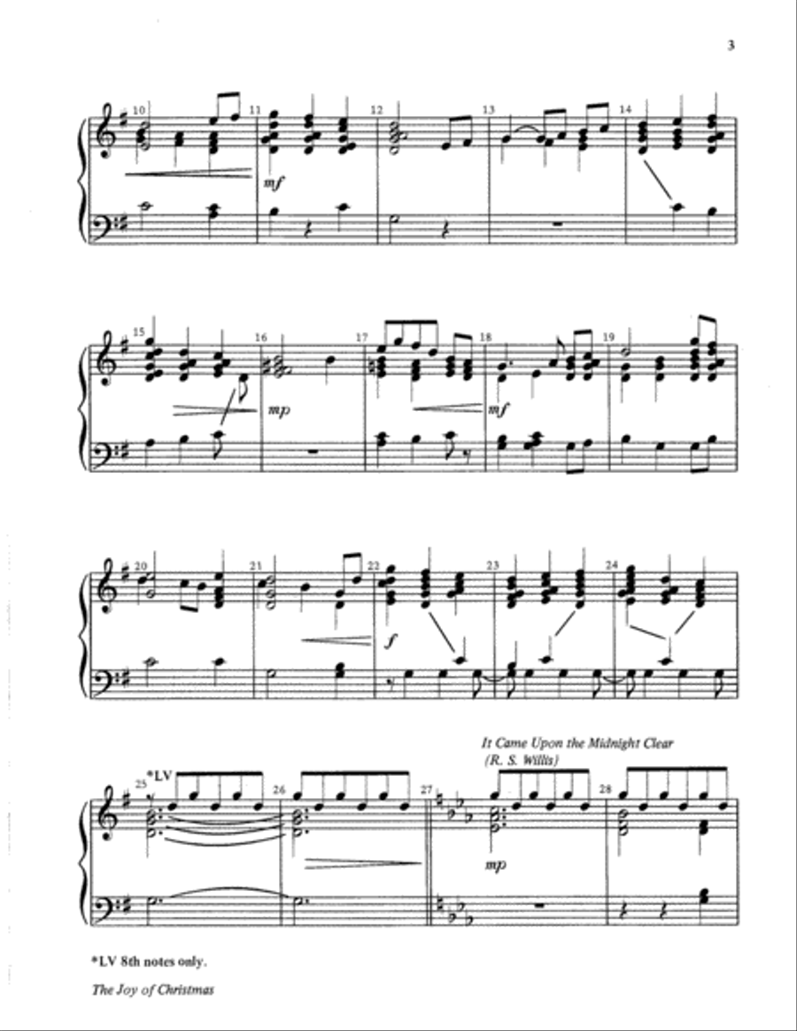 The Joy of Christmas The Joy of Christmas 3-Octaves scores gallery preview page 3