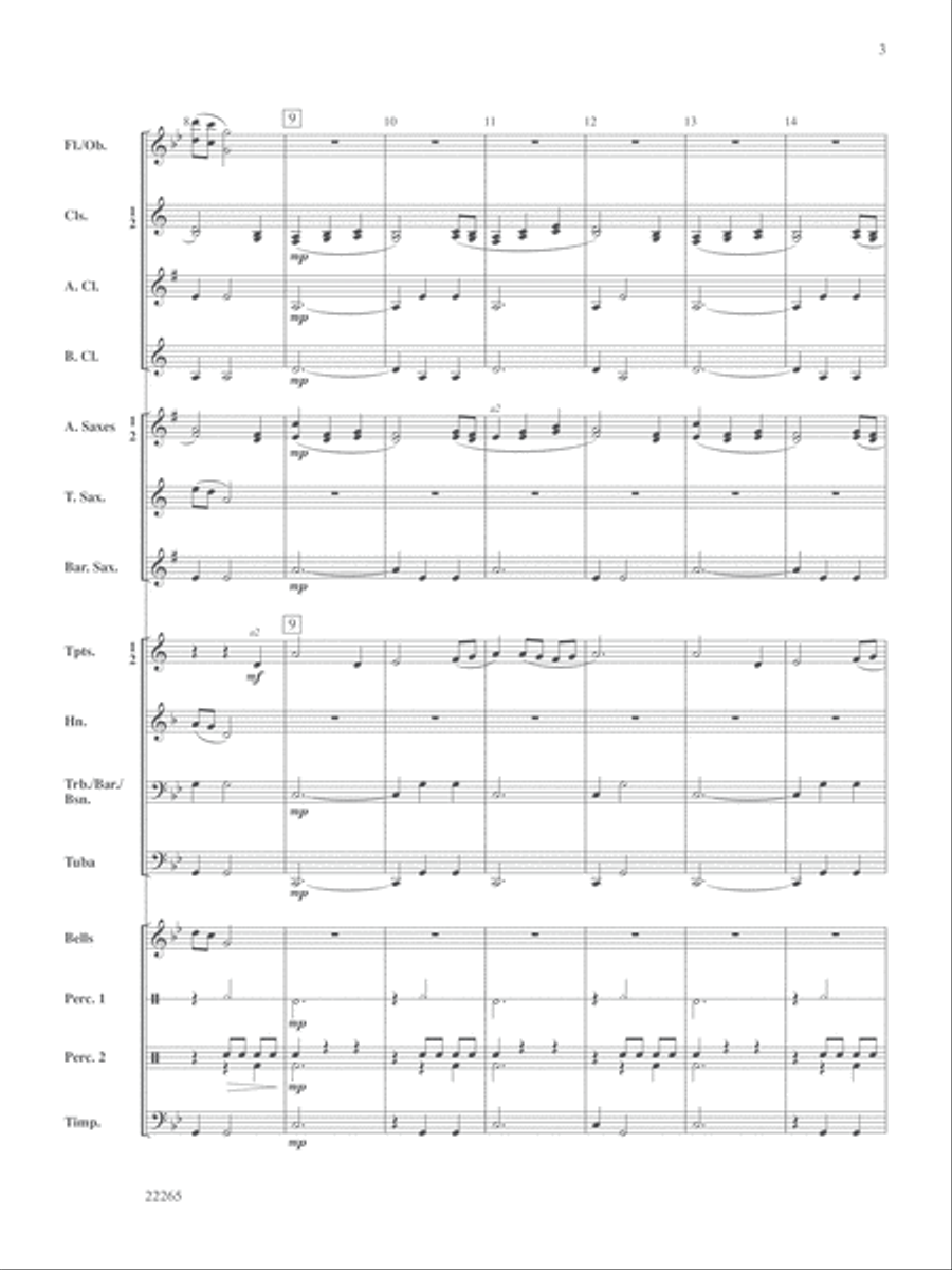 Dorian Dreamscape: Score Concert Band scores gallery preview page 3