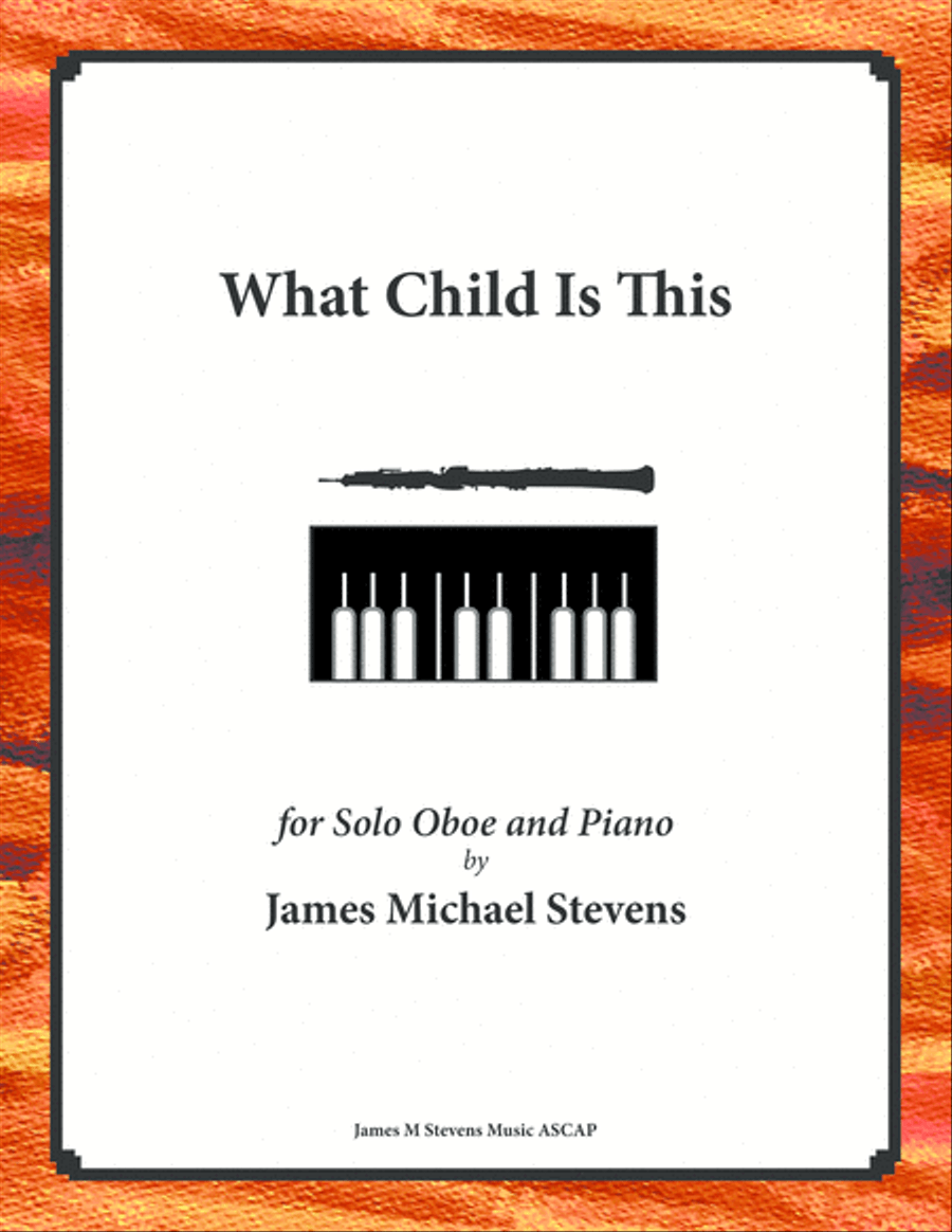 What Child Is This - Christmas Oboe & Piano Piano scores gallery preview page 1