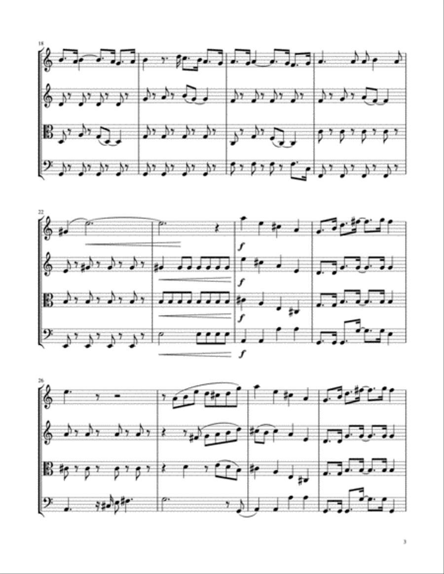 Happy Together String Quartet scores gallery preview page 3