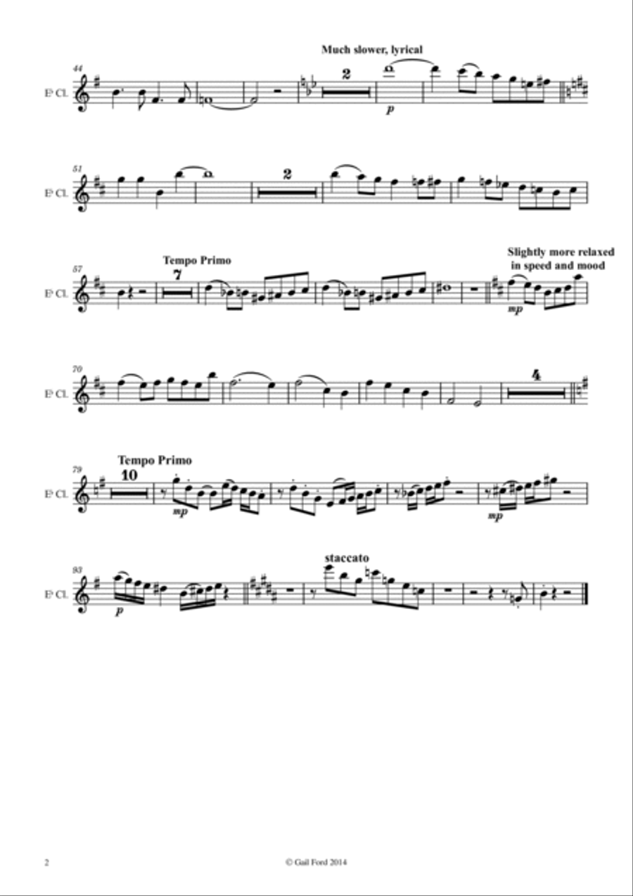 Alison's Wonderland Woodwind Duet scores gallery preview page 2