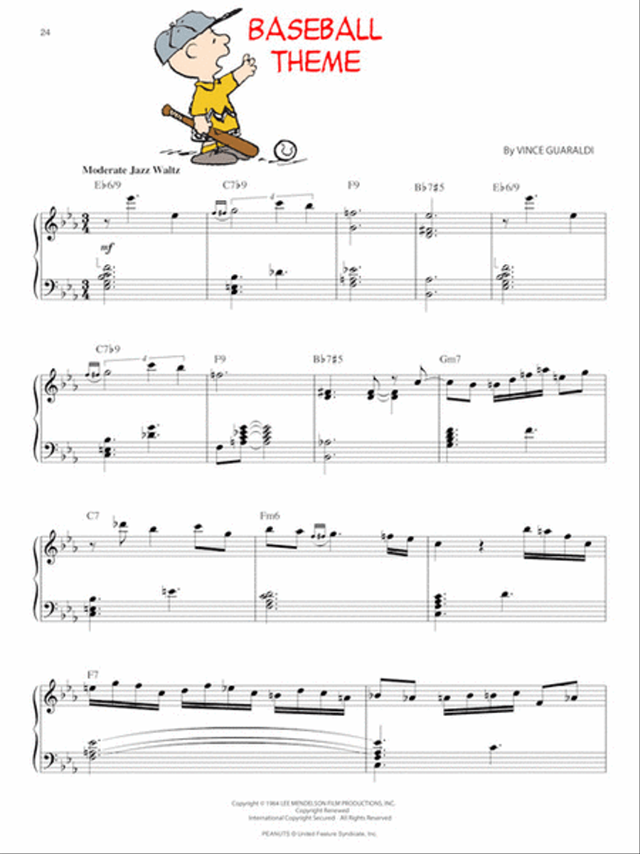 The Peanuts® Illustrated Songbook Piano Solo scores gallery preview page 3