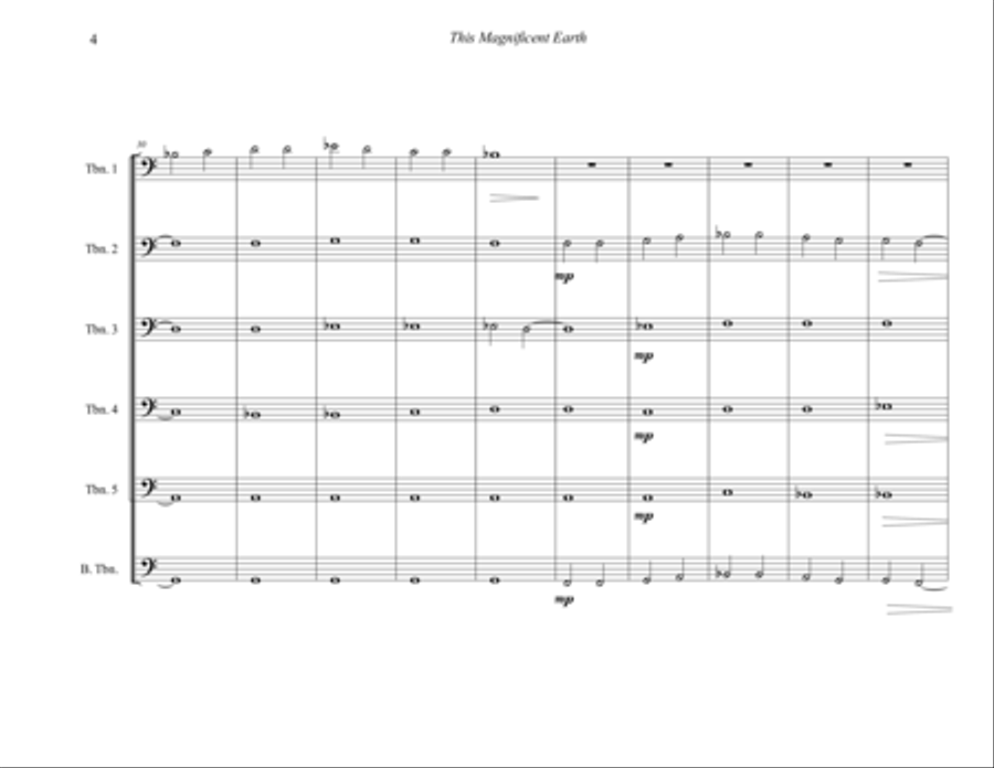 This Magnificent Earth Brass Ensemble scores gallery preview page 6