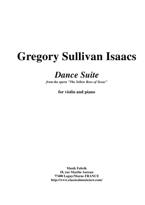 Book cover for Gregory Sullivan Isaacs: Dance Suite for Violin and Piano