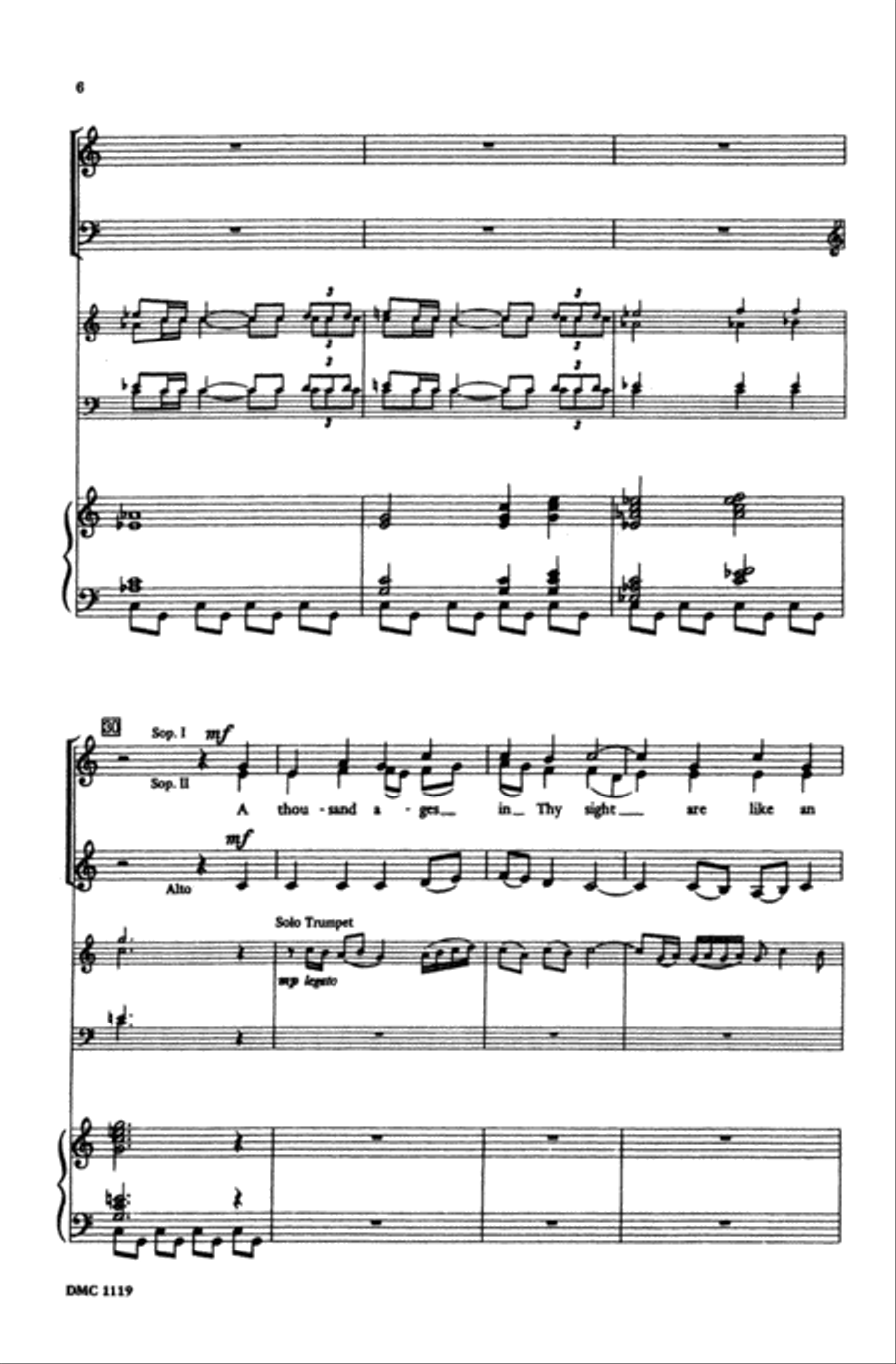 Festival Piece on St. Anne Choir scores gallery preview page 5