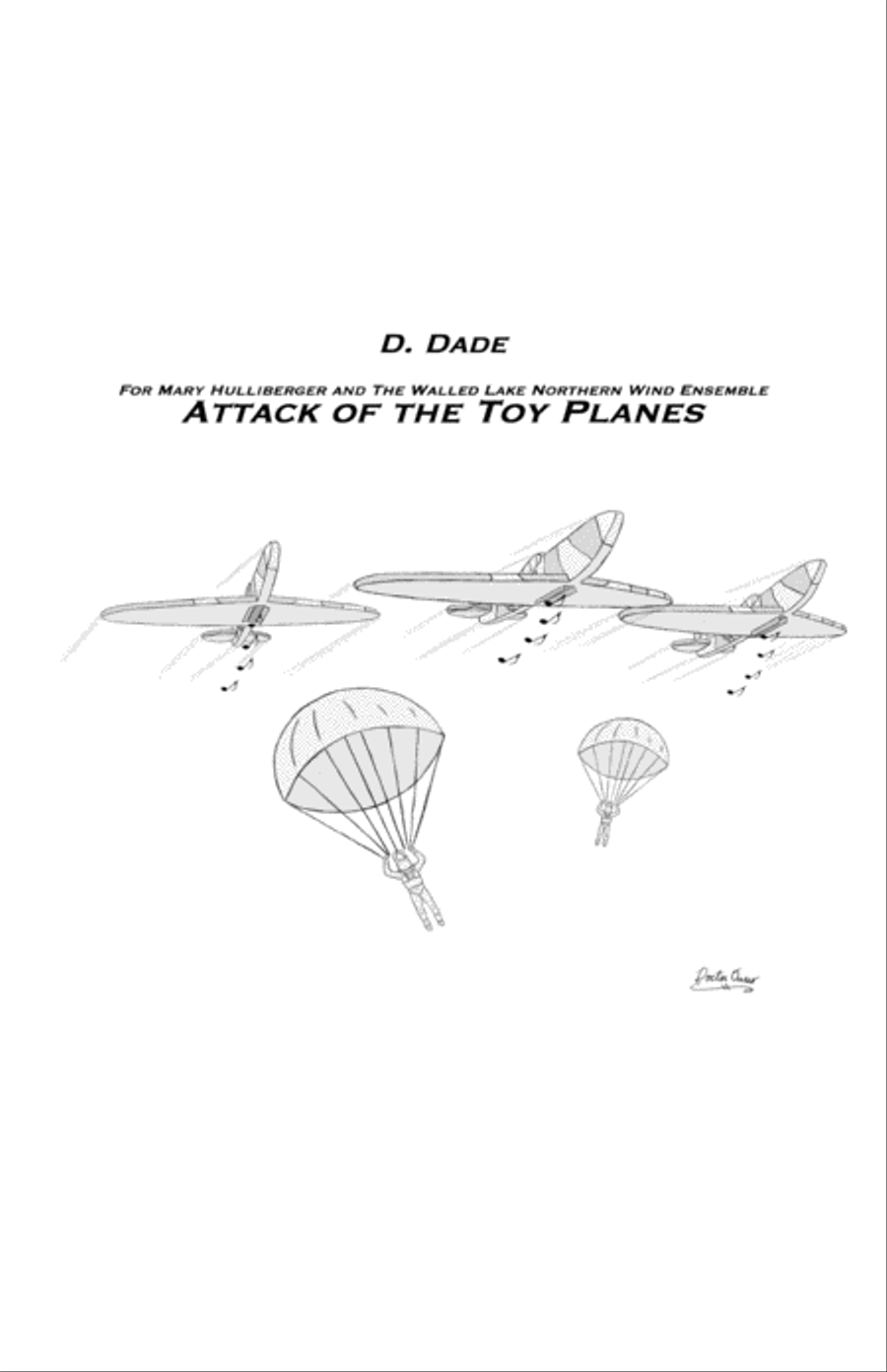 Attack of The Toy Planes Concert Band scores gallery preview page 1