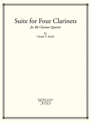 Book cover for Suite For Four Clarinets