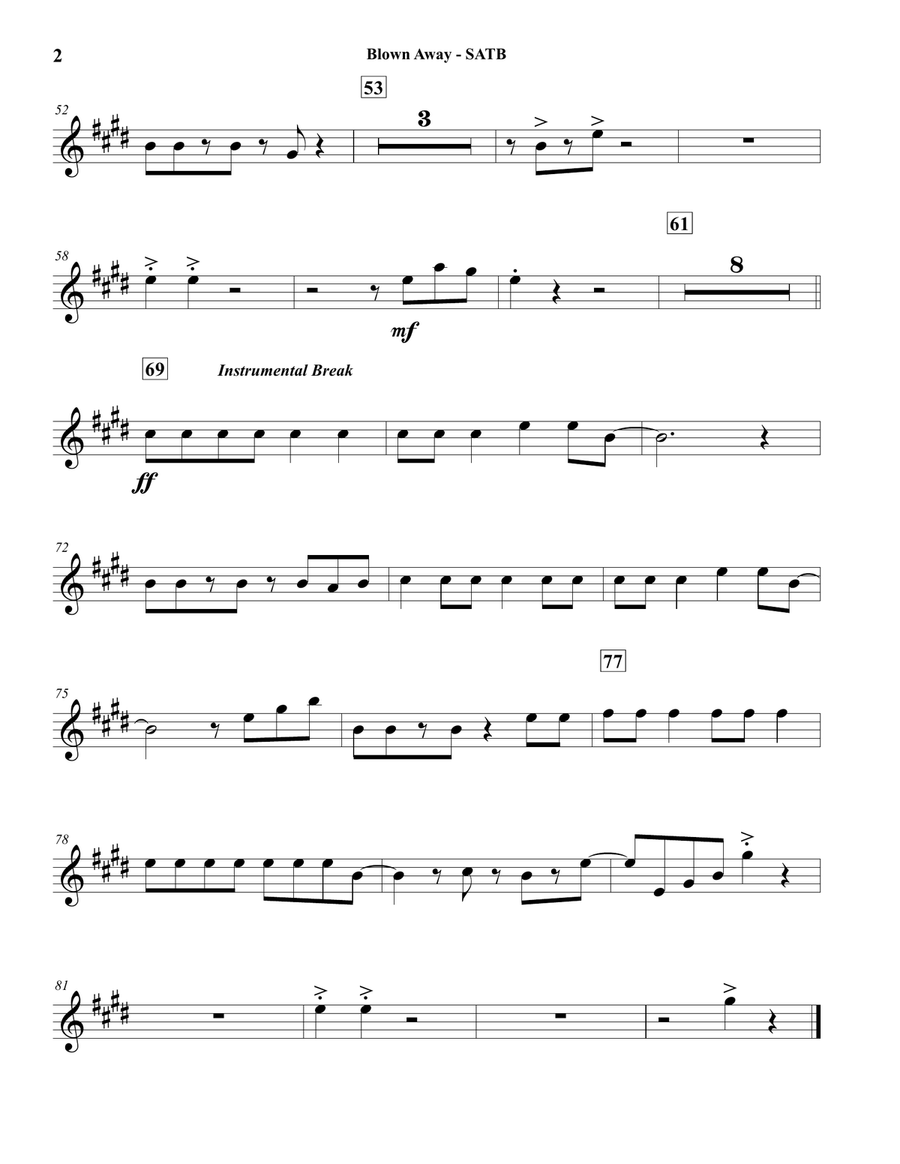 Blown Away Concert Band scores gallery preview page 6