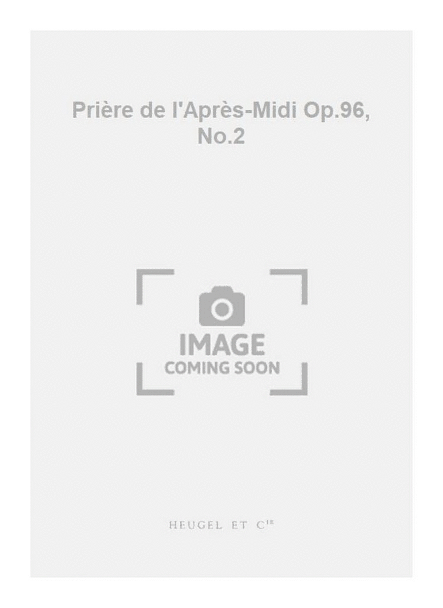 Prière de l'Après-Midi Op.96, No.2 Voice Solo scores gallery preview page 1