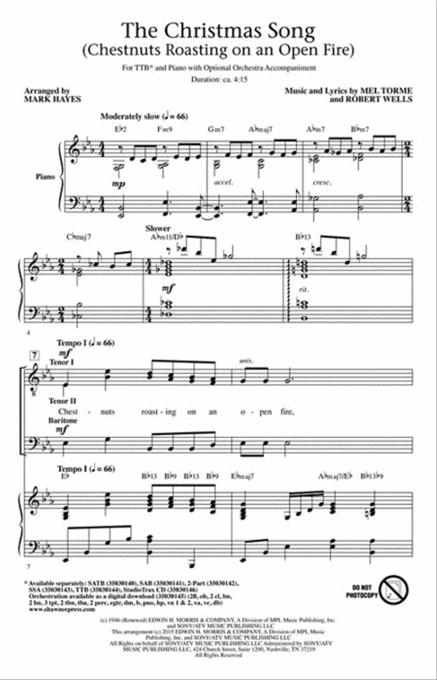 The Christmas Song The Christmas Song TTB scores gallery preview page 2