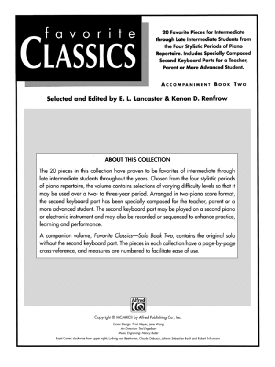 Favorite Classics: Accompaniment, Book 2 Piano Solo scores gallery preview page 2