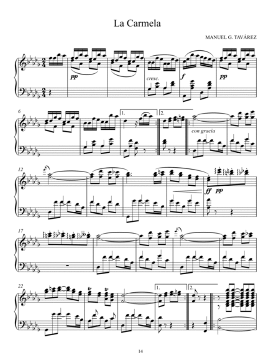 Danzas para Piano, vol. 2 Piano Solo scores gallery preview page 4