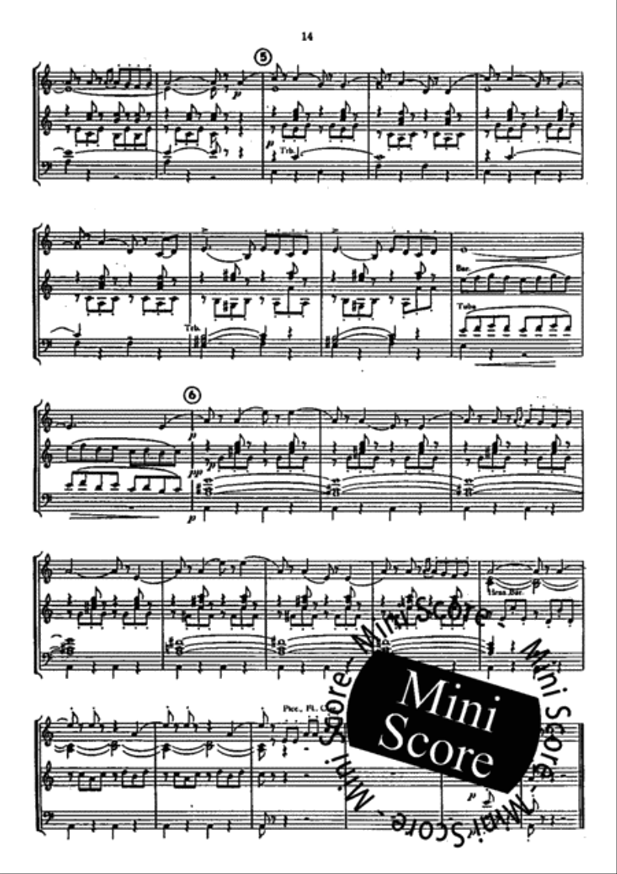 Le Roi S'Amuse Fanfare Band scores gallery preview page 16