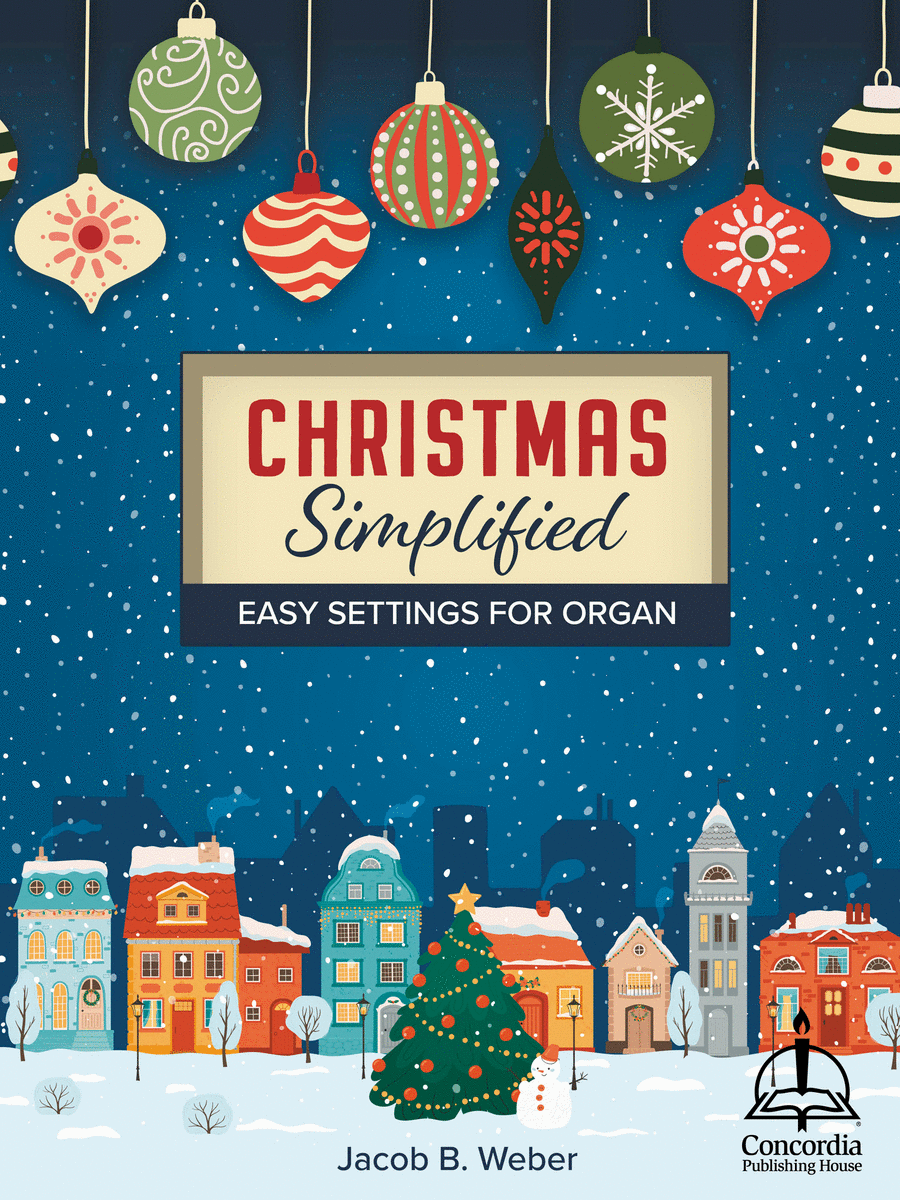 Christmas Simplified: Easy Settings for Organ Organ Solo scores gallery preview page 1