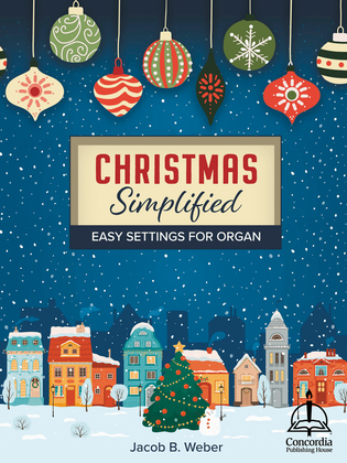 Book cover for Christmas Simplified: Easy Settings for Organ