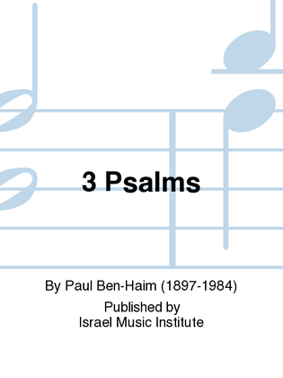 Book cover for 3 Psalms