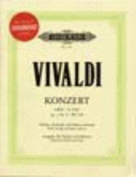 Violin Concerto in A minor Op. 3 No. 6 (RV 356) (Ed. for Vn. & Pno.) [incl. CD]