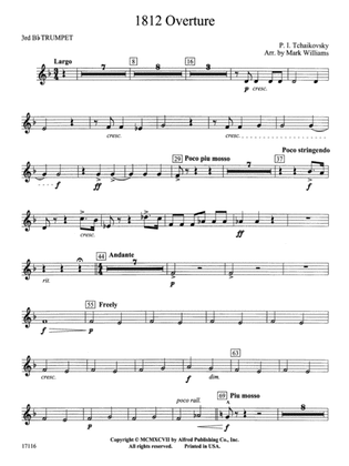 1812 Overture: 3rd B-flat Trumpet