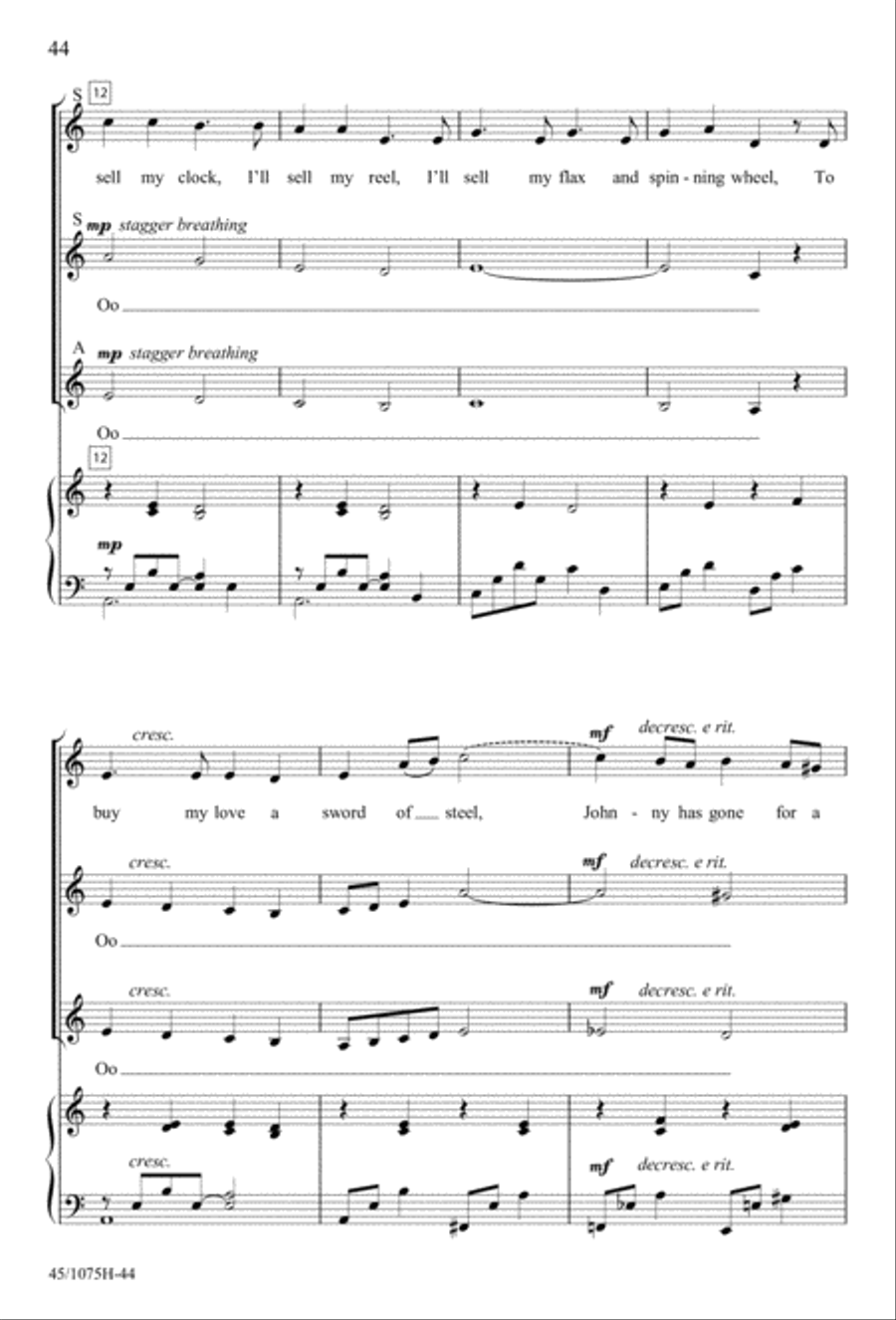 In Concert! for SSA SSA scores gallery preview page 46