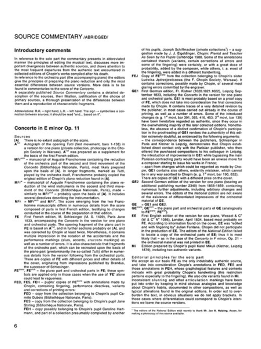 Concerto in E Minor Op. 11 - Version with Second Piano Piano Solo scores gallery preview page 5