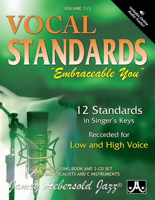 Book cover for Volume 113 - "Embraceable You" - Vocal Standards