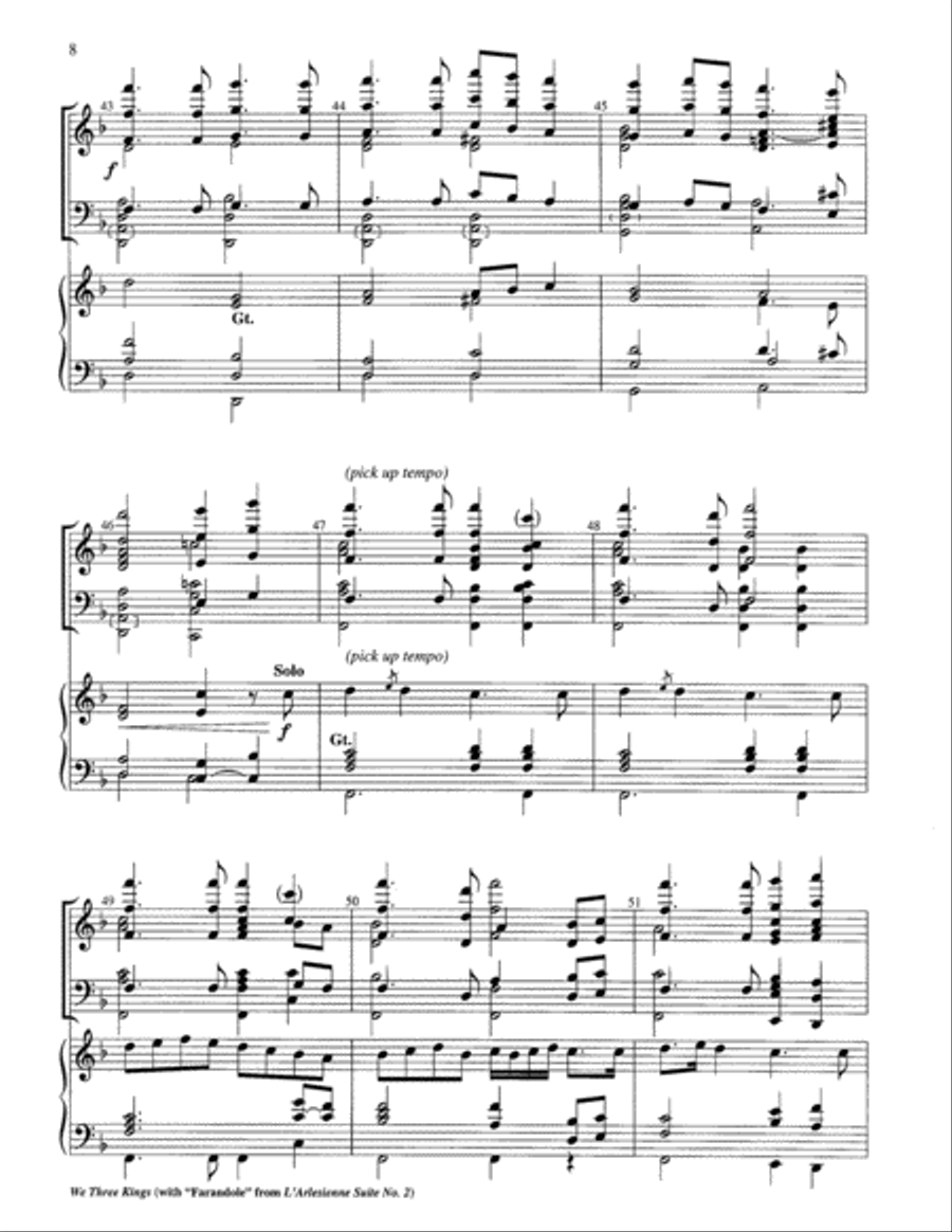 We Three Kings Orchestra scores gallery preview page 17