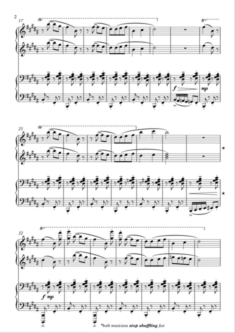The Flintstones Piano scores gallery preview page 2