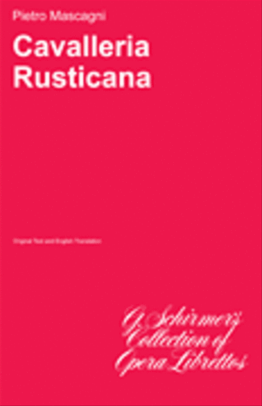 Cavalleria Rusticana Voice scores gallery preview page 1