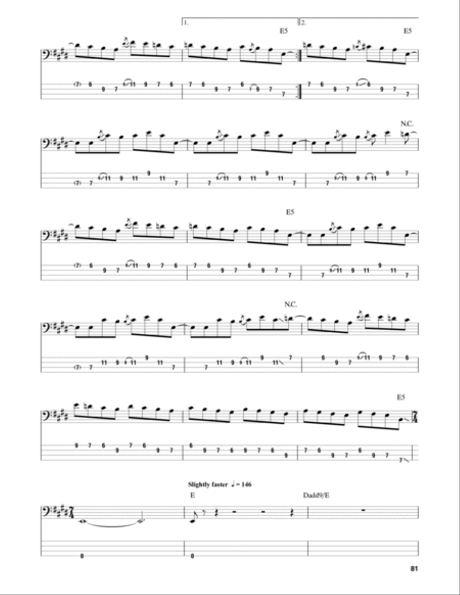 Xanadu Guitar Tablature scores gallery preview page 2