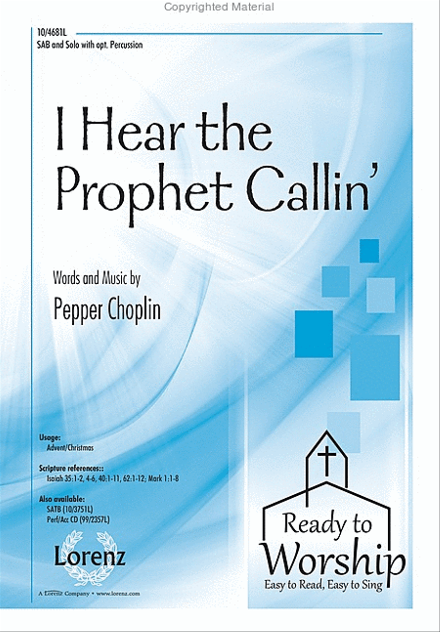 I Hear the Prophet Callin' 3-Part scores gallery preview page 2