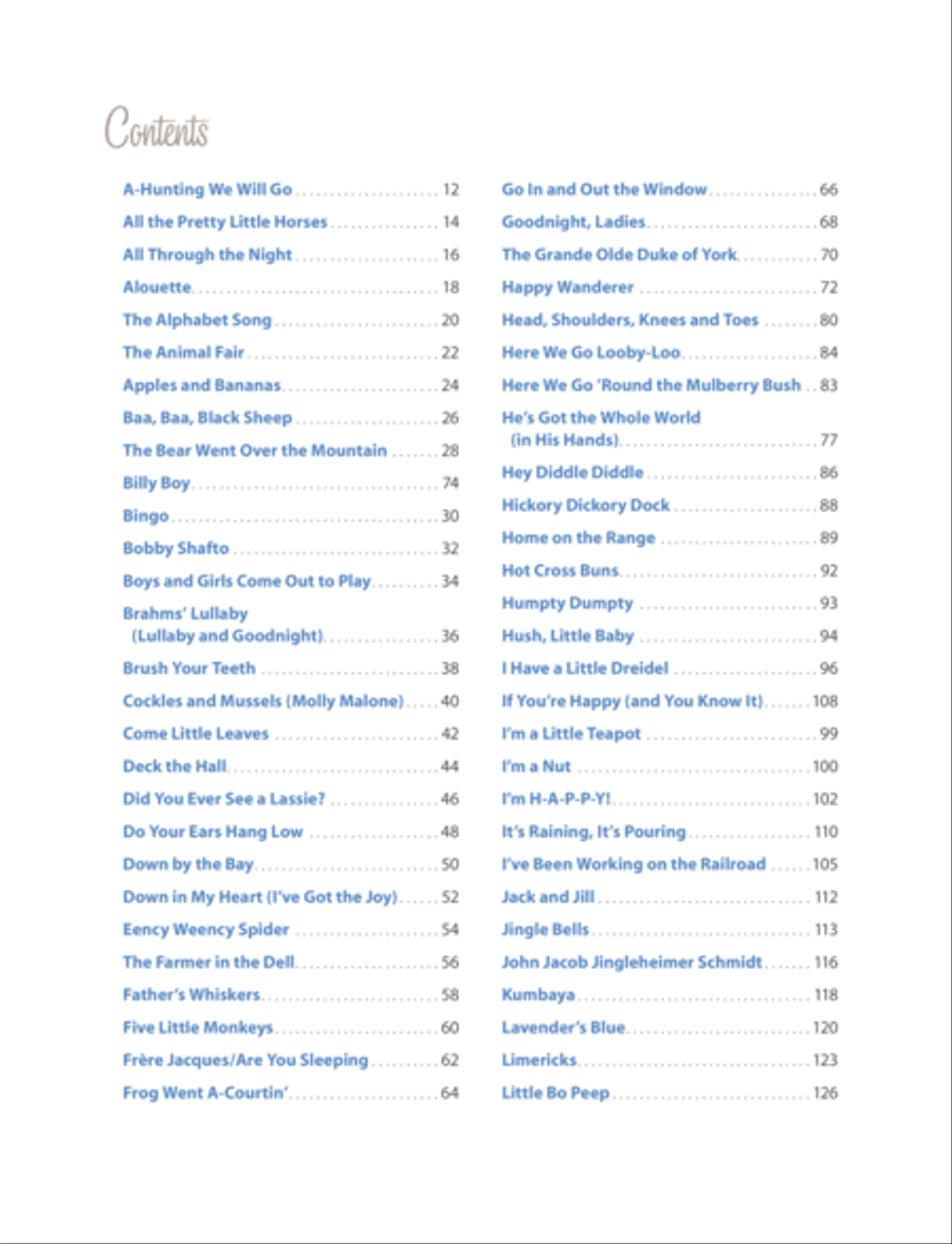 Alfred's Easy Best-Loved Children's Songs image number null