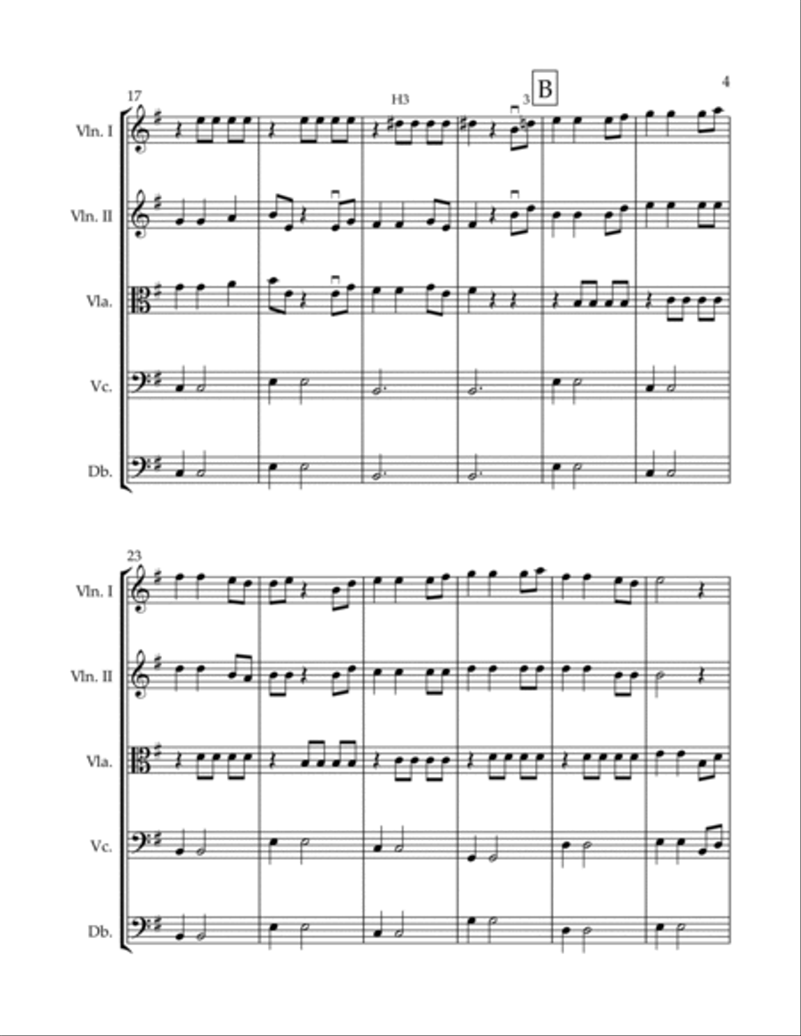 He's A Pirate He's A Pirate String Orchestra scores gallery preview page 4