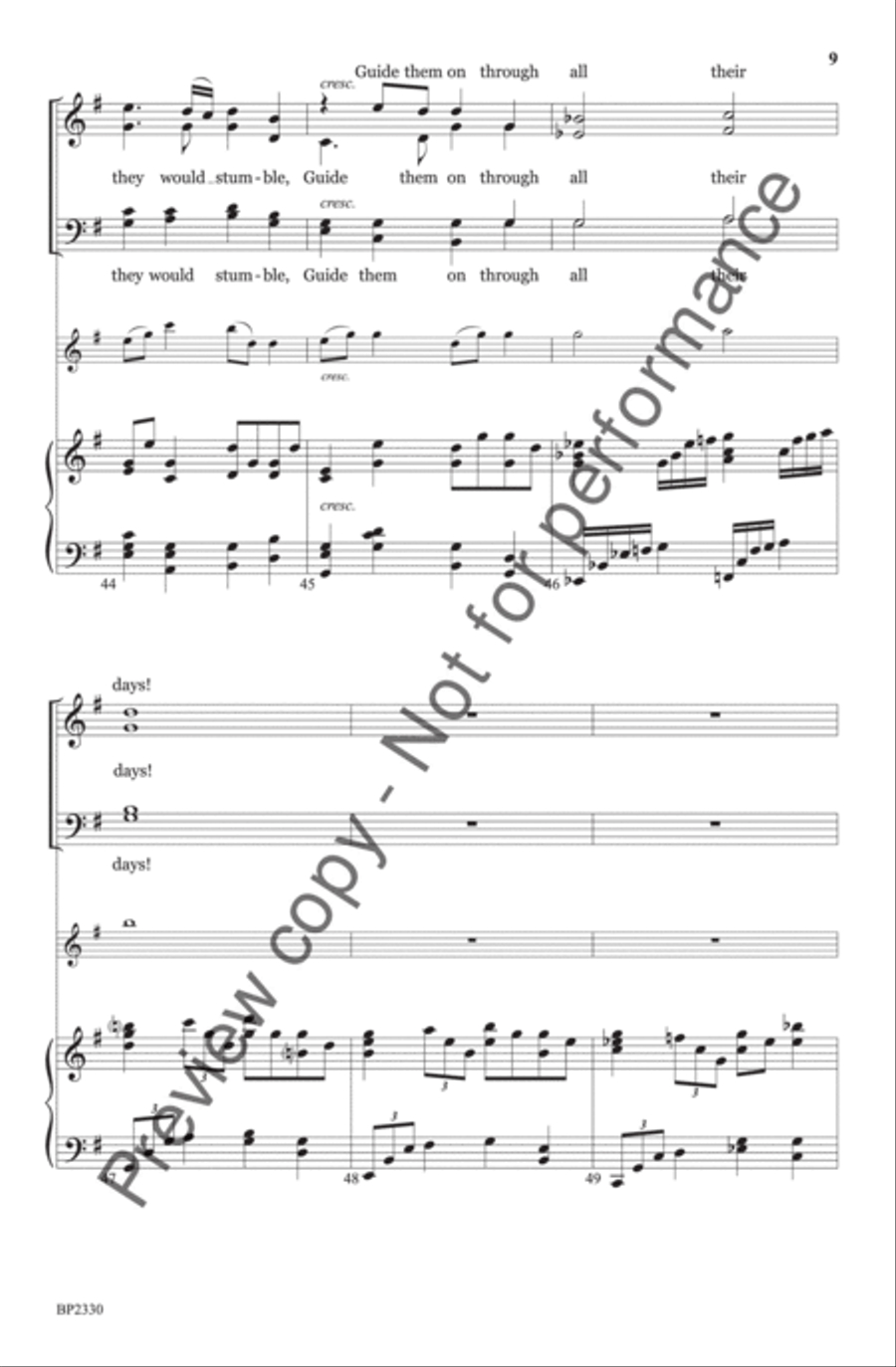 Keep Your Children Keep Your Children 4-Part scores gallery preview page 10
