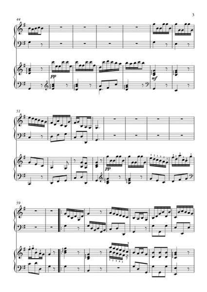 Andante from Organ Concerto Op. 4 no. 1 (G.F. Handel) - Organ-piano duet