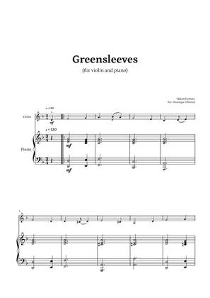 What Child Is This? (Greensleeves) - for violin and piano