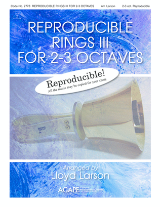 Book cover for Reproducible Rings for 2-3 Octaves, Vol. 3-Digital Download