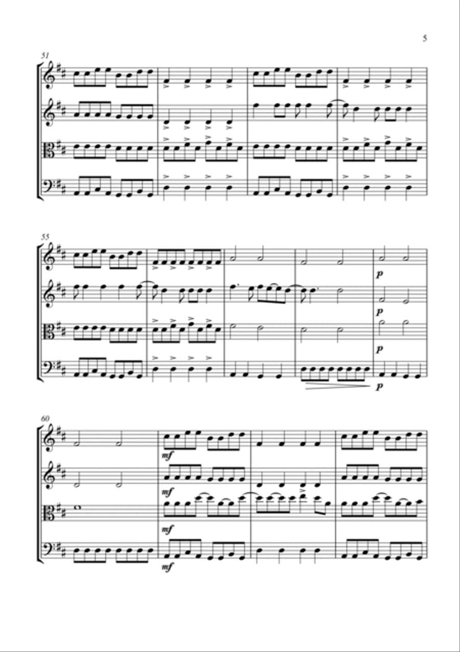 A-Punk A-Punk String Quartet scores gallery preview page 5