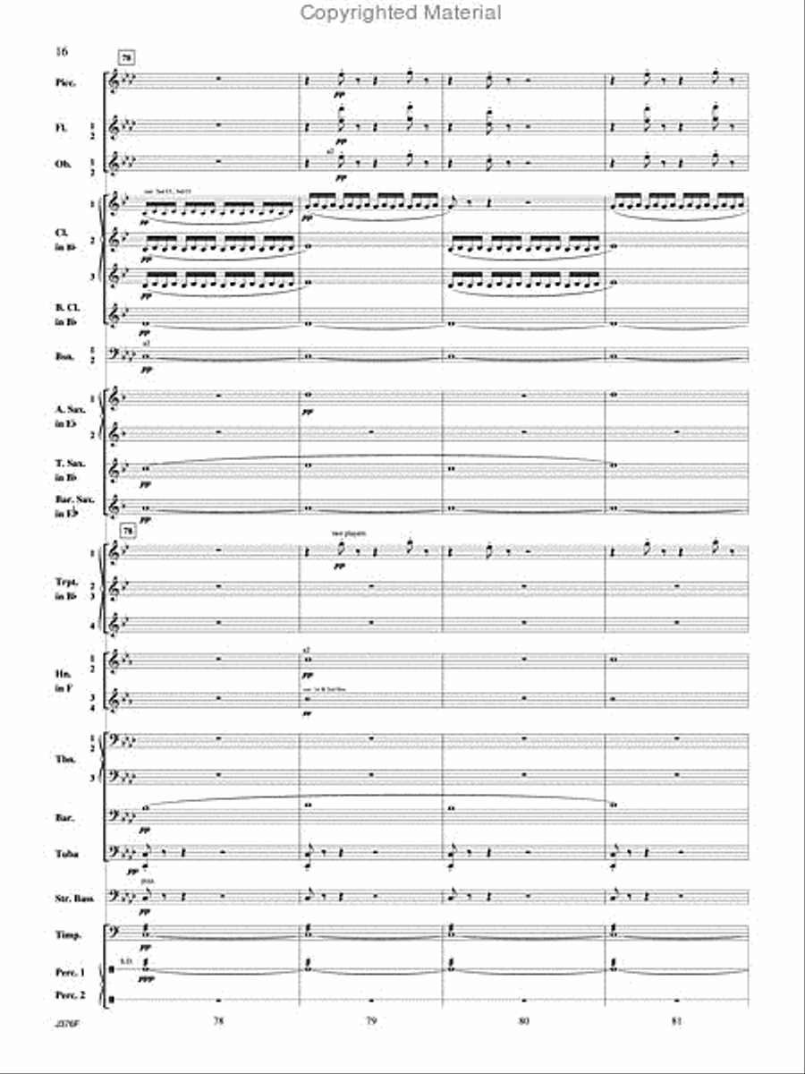 William Tell Overture Concert Band scores gallery preview page 17