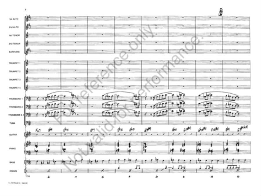 Blue Bones Blue Bones Jazz Ensemble scores gallery preview page 5