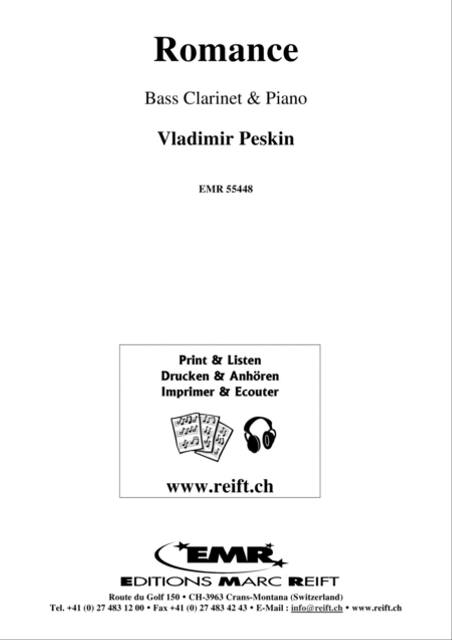 Romance Bass Clarinet scores gallery preview page 2