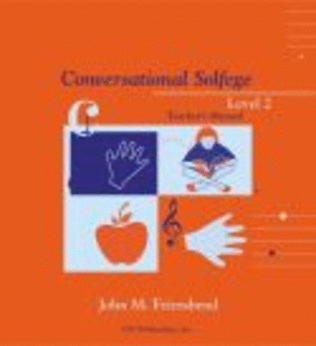 Book cover for Conversational Solfege, Level 2 - Teacher's edition