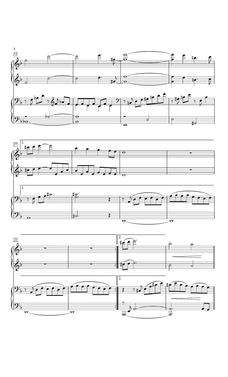 Beyond 1 Piano, 4-Hands scores gallery preview page 2