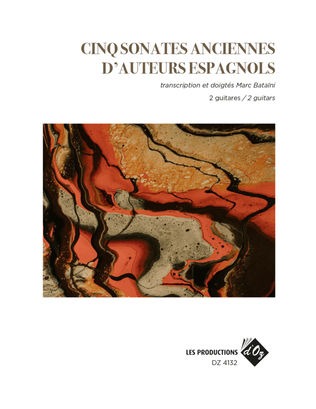 Book cover for Cinq sonates anciennes d'auteurs espagnols