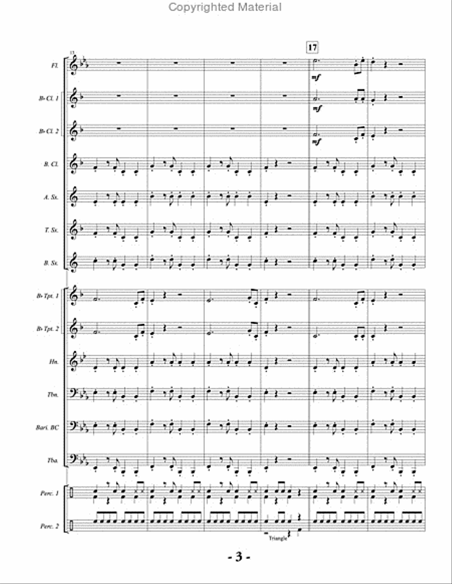 La Pelea del Toro Concert Band scores gallery preview page 4